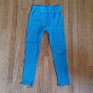 Light blue fleece lined tights